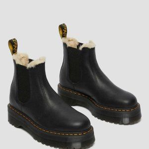 NIB Dr. Martens 2976 Quad Faux Fur Chelsea Boot-10
